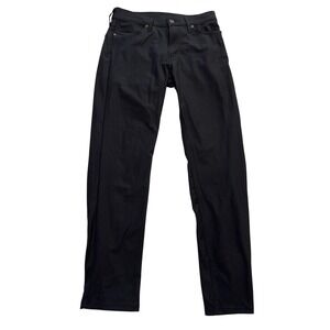 Levis Jeans Mens 29x30 Black 5 Pocket Denim‎ Slim Taper Classic A9213-0010